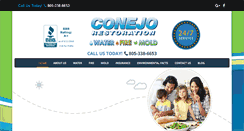 Desktop Screenshot of conejorestoration.com